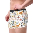 thumbnail image 3 of Kdxio Men's Boxer Briefs with On The Farm Print - Comfortable and Breathable Underwear for Everyday Wear, 3 of 7