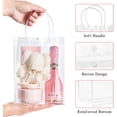 thumbnail image 2 of 20 Pack Clear Plastic Gift Bags with Handles, Party Favor Bags with Ribbons and Tags, Reusable Goodie Tote Bags for Mother’s Day, Weddings, Bridal Showers and Celebrations, 2 of 7