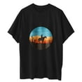 thumbnail image 7 of IROINNID Womens Short Sleeve Fashion Summer Beach Graphic Printed Casual Top Pullover T-shirt Under 10$, 7 of 7