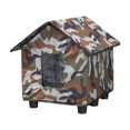 thumbnail image 2 of BELOVING Maison pour Chat Extérieure Chenil Anti-Froid Fournitures pour Animaux Maison Pliable Isolée Multicolore, 2 of 10