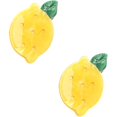 thumbnail image 1 of wonima44 Mini Lemon Hair Clip,Acetate Hair Claw,Small Hair Clips for Women,Pack of 2, 1 of 1