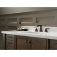 thumbnail image 3 of Delta 3564-Mpu-Dst Ashlyn 1.2 GPM Widespread Bathroom Faucet - Bronze, 3 of 7