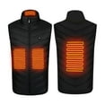 thumbnail image 4 of 4 Area Heating Vest Unisex Outdoor Warm Clothing Heated For Riding Skiing Fishing USB Plug In Heated Vests, 4 of 9