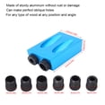 thumbnail image 4 of Pocket Hole Jig, Sturdy Rustproof Oblique Hole Locator Double Angled Prevent Breakage  for Woodworking, 4 of 8