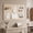 Khaki-KH, variant on MMJ 30 Push Pins Included Bulletin Board 23.62x15.75in Rectangle Pin Board No Drill Self Adhesive Wall Mount for Photo Display Message Notes Home Office Decor