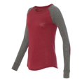 thumbnail image 2 of Boxercraft New IWPF Women Women’s Preppy Patch Slub Long Sleeve T-Shirt, 2 of 5