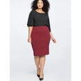 thumbnail image 4 of ELOQUII Women's Plus Size The Ultimate Stretch Pencil Skirt, 4 of 6