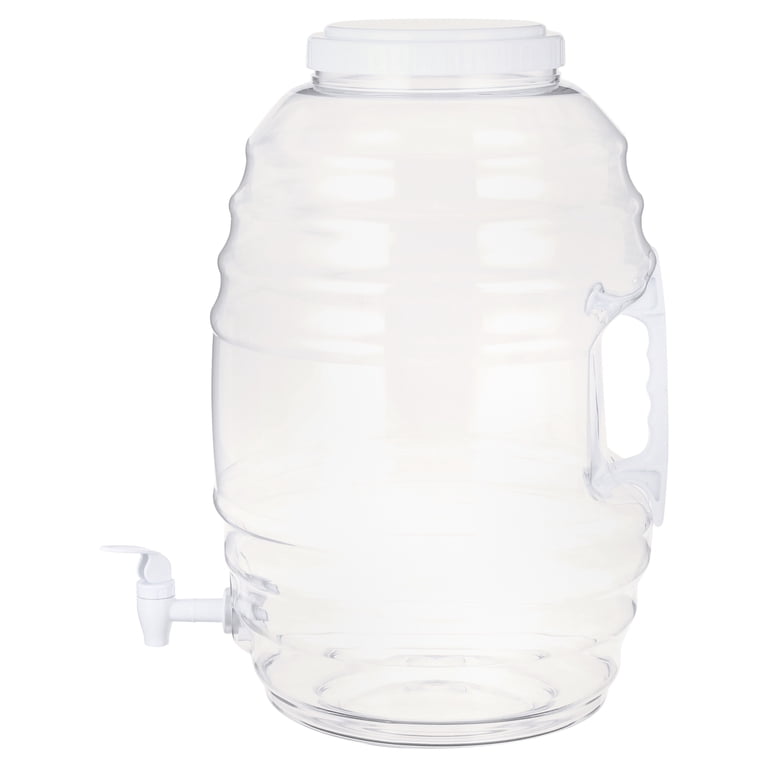 2 pack) American Maid 5 Gallon Vitrolero White Beverage Dispenser