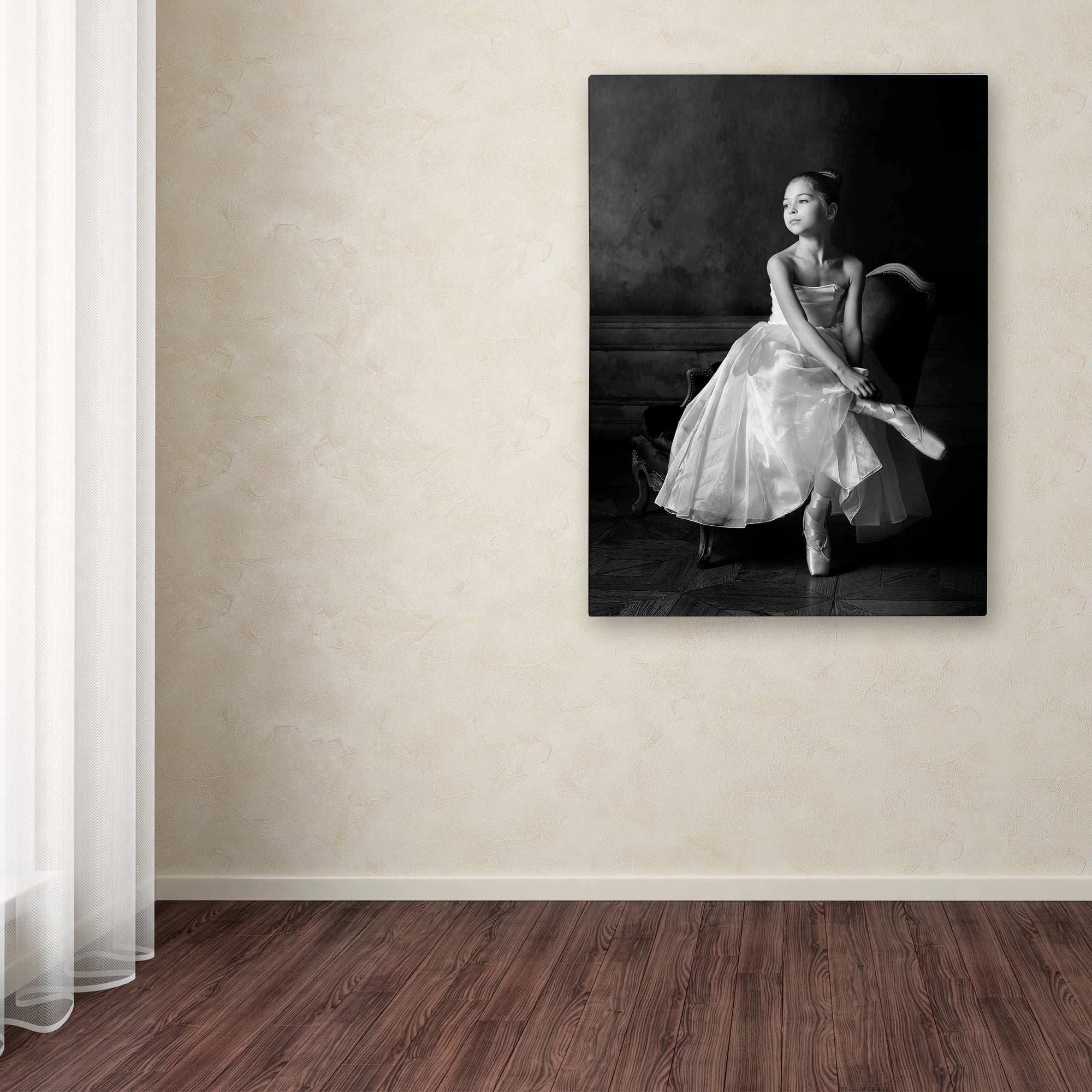 Trademark Fine Art 'Little Ballet Star' Canvas Art by Victoria Ivanova
