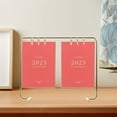 thumbnail image 5 of PTOOTP Golden Iron Desktop Calendar Stand Holder, 1-Pack Organizer for Office and Home Use, 5 of 8
