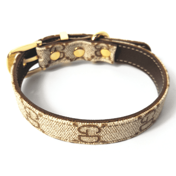 Collar de cuero para perro, suave, duradero, resistente al agua, ajustable