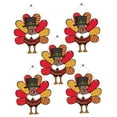 thumbnail image 2 of TISHITA 5Pcs Thanksgiving Turkey Door Sign Decorations, Fall Door Hanger Door Hanging Sign Plaque for Festival Tree Porch Home Window D 22.5x25cm, 2 of 8