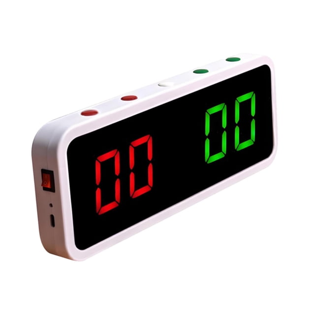 Marcador de billar Marcador digital para fútbol, bádminton y juegos de billar Blanco