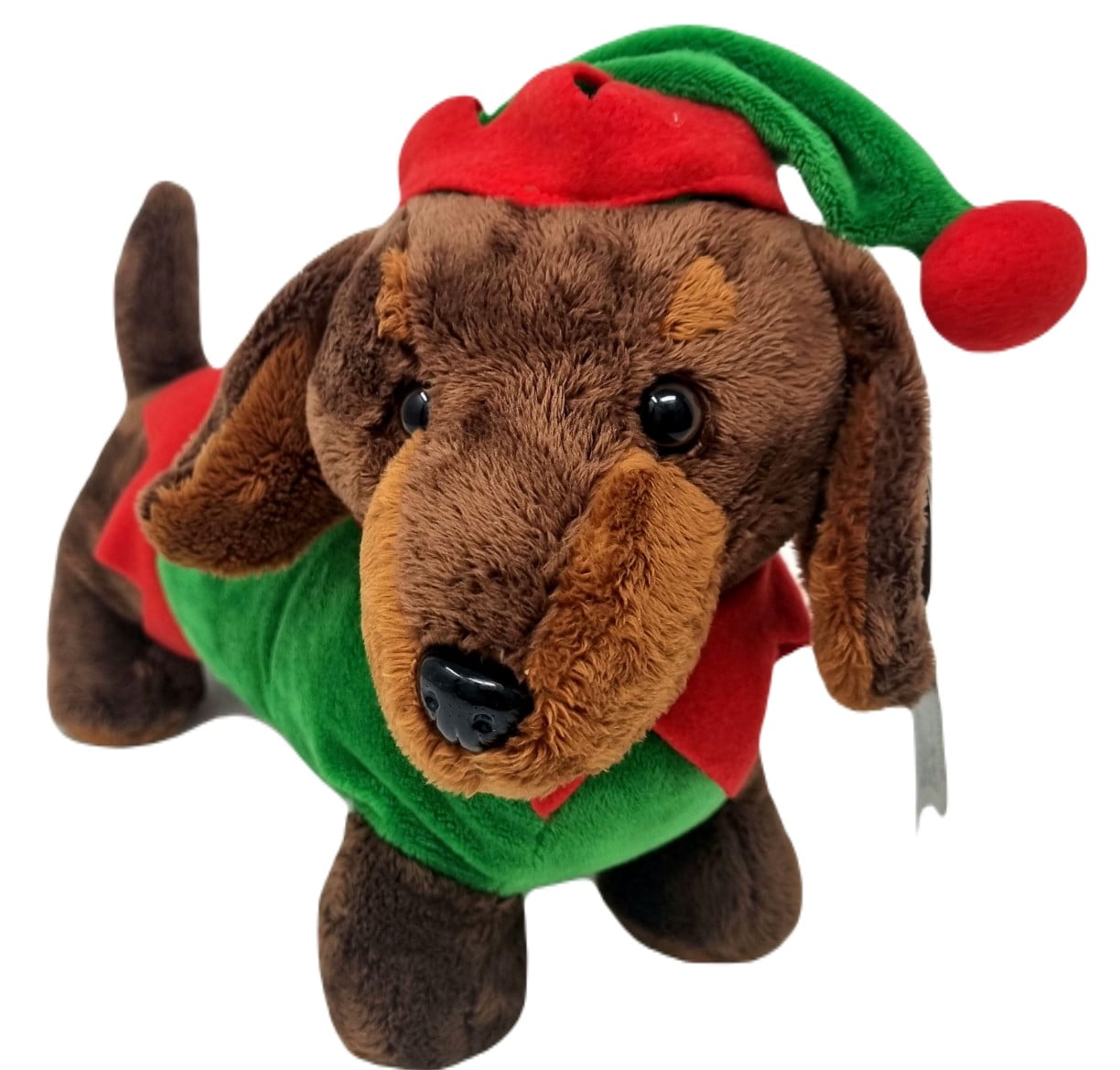 Elf Weiner Sausage Dog 12" Festive Christmas Plush Soft Toy