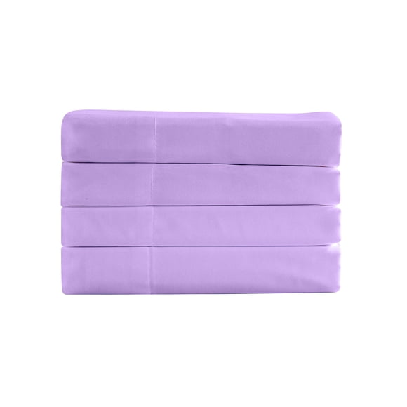 Sheets & Beyond Super Soft 1800 Series Cotton Touch Microfiber 3 Piece Sheet Set (Twin XL Size, Lavander)