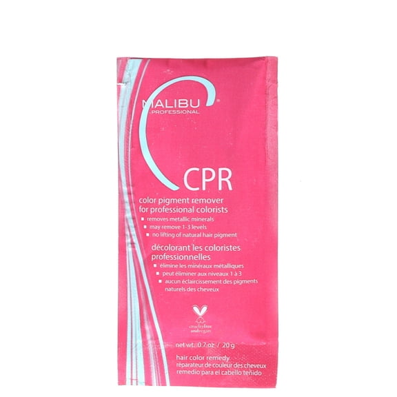 Malibu Color Pigment Remover Hair Color Remedy, 0.7 oz Pack of 6