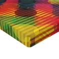 thumbnail image 2 of Ambesonne Digital Fitted Sheet, Futuristic, Twin XL Size, Multicolor, 2 of 3