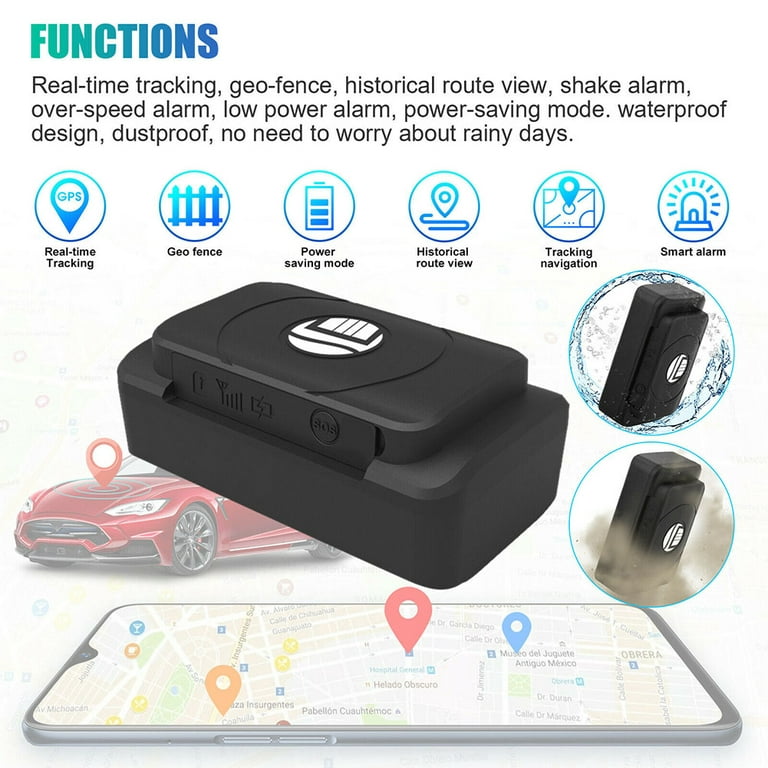 Car GPS Tracker for Vehicles Real-time Locator GPS/GSM/GPRS/SMS Tracking  Cars Antitheft with Mobile APPs