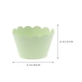 thumbnail image 2 of unbranded 24Ud Baking Cup Liners Verde Para Decorar Muffins Y Postres En Fiestas Y Eventos, 2 of 5