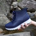 thumbnail image 6 of NOKIO Ladies' Trendy Waterproof Ankle Rain Boots Casual Shoes Breathable Custom Footwear Fashion Short Tube Rain Boots Waterproof Versatile Rain Boots Women'S Ankle Rain Boots, 6 of 9