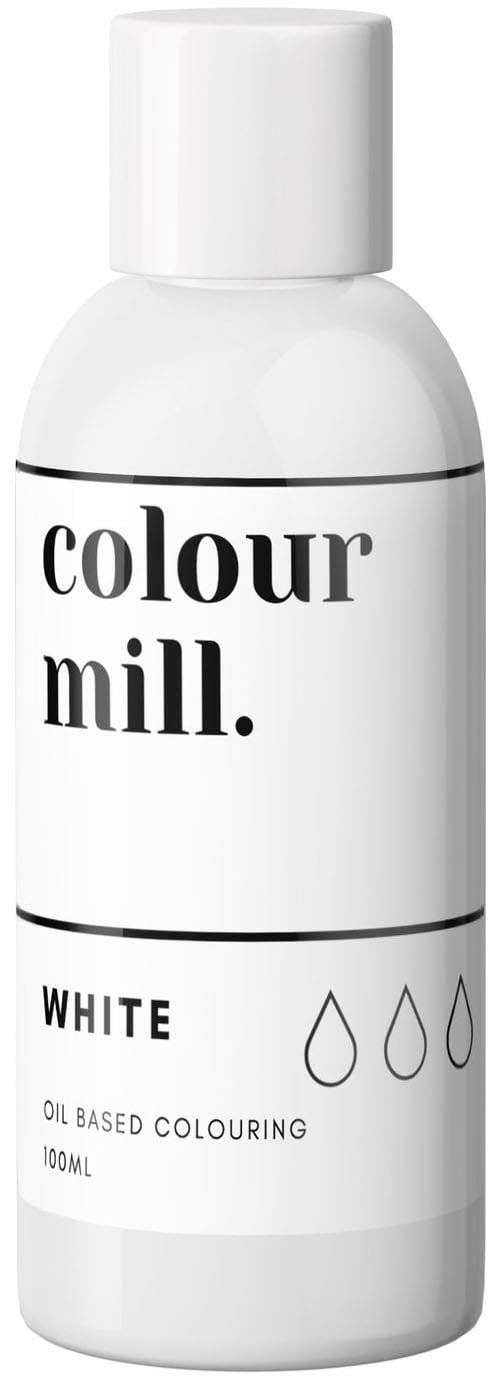 Colour Mill OilBased Food Coloring, 100 Milliliters White