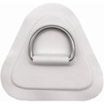 thumbnail image 2 of WWS-4 Pieces Pad/Patch D Rings for PVC Inflatable Boat Canoe Raft Stainless Steel D-Ring Dinghy Kayak Surfboard Paddle Board (White), 2 of 4