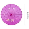 thumbnail image 5 of THY COLLECTIBLES 22" Kid's Size Japanese Chinese Umbrella Parasol For Wedding Parties, Photography, Costumes, Cosplay, Decoration And Other Events (Purple), 5 of 5