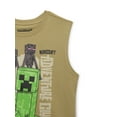 thumbnail image 2 of Minecraft Boys Fashion Muscle Graphic Tank, Sizes 4-18, 2 of 3