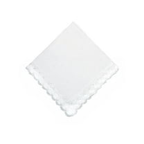 CTM  Nosegay Hand Made Bobbin Lace Linen Handkerchief (Women)