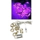 thumbnail image 5 of Baosity Navidad 3x3m 300 LED USB Powered Cortina Hada Cadena Luces, 8 Modelos, Púrpura Yuyangstore Cortina de luces de hadas, 5 of 8