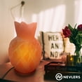 thumbnail image 2 of Nevlers Natural Himalayan Salt Lamp - Pineapple Shaped - Dimmer Cord - Pink - Traditional, 2 of 9