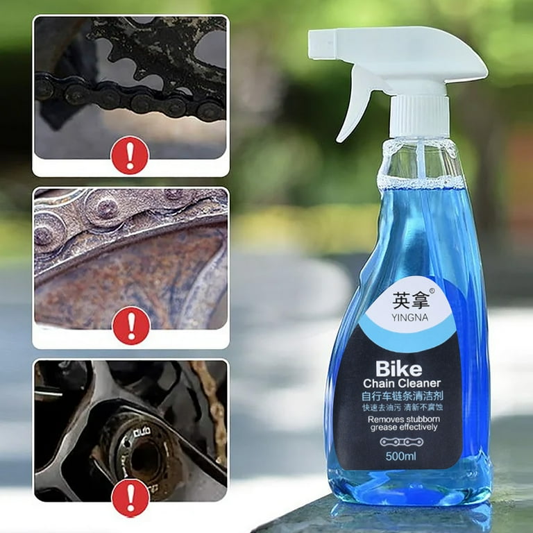 Konghyp 500Ml Bike Chain Cleaner Spray Bicycle Transmission System Cleaning Agent Professional Grade Cleaner For Removing Rust And Dirt From Bicycle Chains And Transmission Systems Walmart