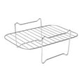 thumbnail image 3 of Huayishang Kitchen Fork Stainless Air Fryers Fryer Rack Rack Multi-Layer Rack Fryer Air Basket for Double Steel Accessories Air Dehydrator Bakeware, Kitchen Essentials Clearance Sale, 3 of 8