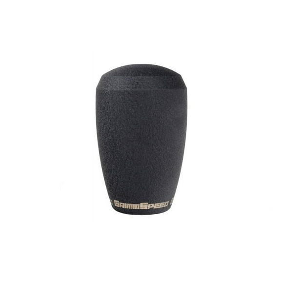 GrimmSpeed Shift Knob Stainless Steel - Subaru 5 Speed and 6 Speed Manual Transmission - Black