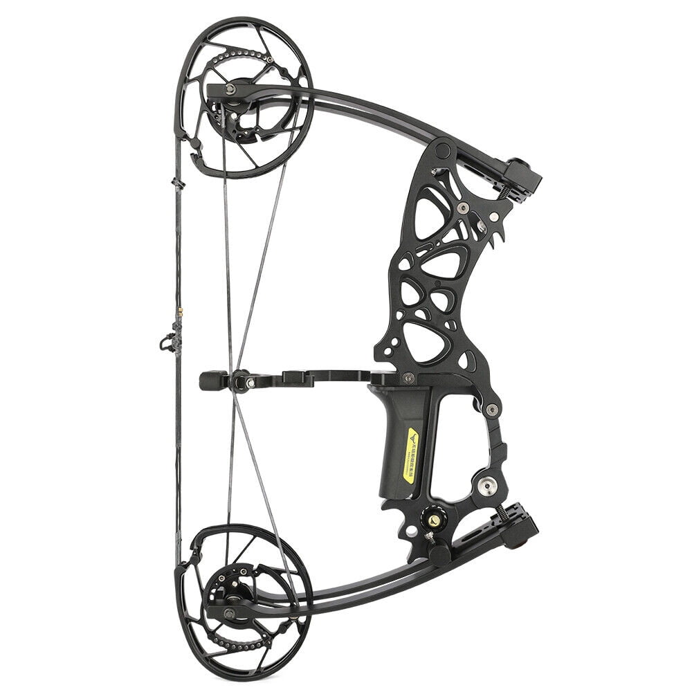 Archery Compound Bow 35-70lbs 17" Arrows Steel Ball Catapult Hunting Fishing