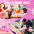 thumbnail image 3 of Owl Sugar Stress Ball Squishy Toys, Kawaii Squishy Stress Balls, Owl Sugar Ball Squeeze Toys, Party Favors Easter Basket Stuffers (Pink), 3 of 5