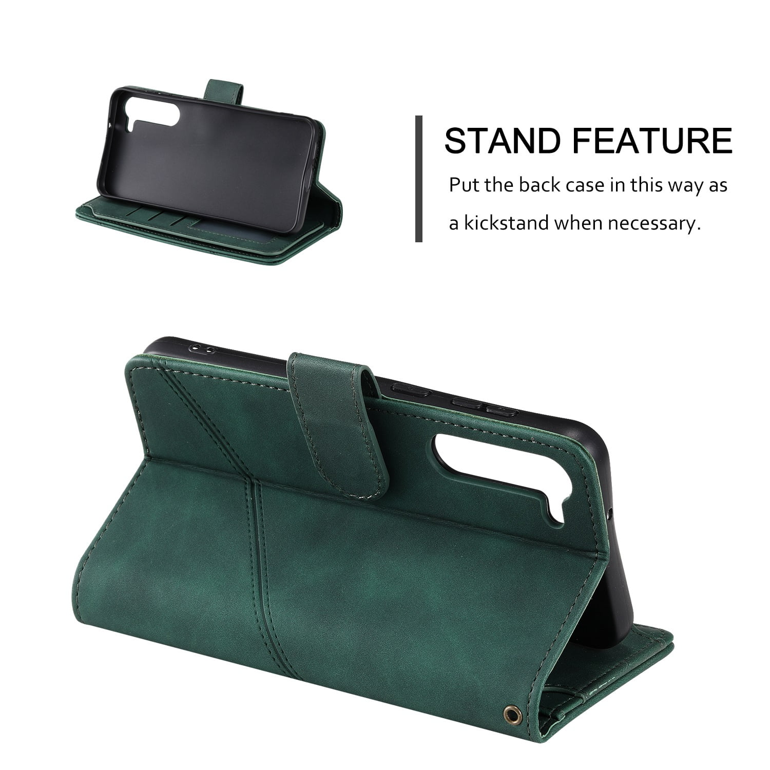 ETFAST Wallet Card Slot Flip Zipper Leather Phone Case For Samsung Galaxy S24 Ultra S24Plus S23 Ultra S23Plus S23FE S22 Ultra S21 Ultra S20 S10 S9 Leather Phone case