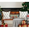 thumbnail image 3 of Christmas Pillow Covers 18x18 inch Christmas Tree Decorative White Throw Pillow Covers Winter Famliy Decoration for Home Couch 040, 3 of 6
