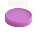 thumbnail image 1 of Tapas para tarros de boca ancha de 86 mm (¡Oferta especial!) | Tapas de plástico a prueba de fugas para conservas | Tapa resistente a arañazos para almacenar alimentos secos y líquidos | Aptas para 4, 1 of 3