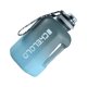 thumbnail image 1 of Greeniant Botella de agua de 2,2 l, hervidor de gradiente a prueba de fugas, jarra de plástico con marcador de tiempo, contenedor de Ropa Deportiva, Zapatos Negro degradado 1600ML, 1 of 6