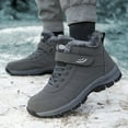 thumbnail image 2 of YLYL Boots for Women Low Stacked Heel Winter Waterproof Slip Resistant Cold Weather Shoes, 2 of 6