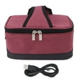 thumbnail image 2 of Electric Lunch Box Portable USB Constant Heating Insulation Food Heater Bag Heated Lunch Box Bag Travel Camping, 2 of 7