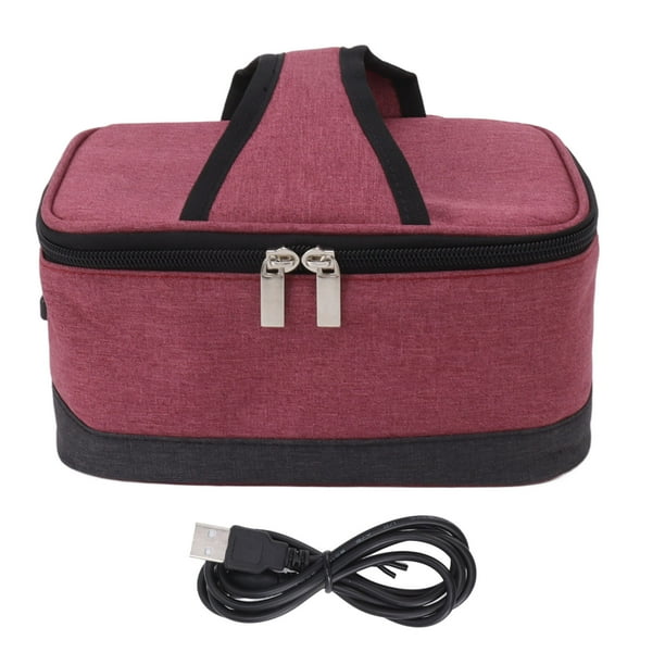 Bolsa de aislamiento de calefacción USB, fiambrera eléctrica portátil, fiambrera calentada, fiambrera eléctrica, máxima comodidad