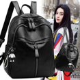 thumbnail image 2 of Women Ladies Leather Backpack Bag Purse Cross Shoulder Travel Handbag School Backpack, 2 of 5