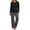 D Black Stars, variant on Women Pajamas Sets Long Sleeve 2 Piece Lounge Set Casual Crewneck Sleepwear Tops and Long Printed Pants Soft Pjs Outfits with Pockets