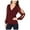 Red - medred, variant on I-N-C Womens Illusion Surplice Pullover Blouse darkred XS