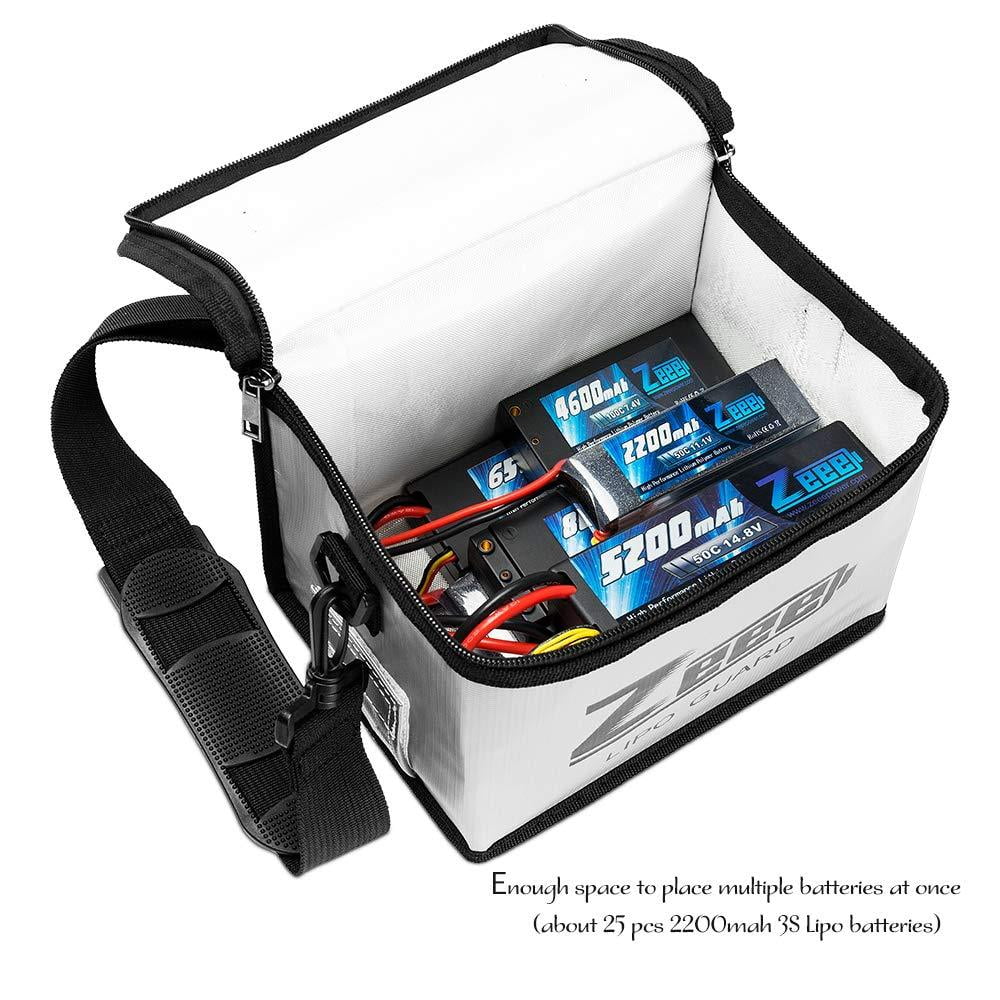 Zeee Lipo Battery Safeguard Fireproof Explosionproof Transporting Storage Bag