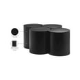 thumbnail image 2 of Meridian Furniture Dimple 4 Piece Black Iron Metal Coffee Table, 2 of 5