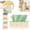 E, variant on Heavy-Duty Disposable Kitchen Cloths, 1-Pack Washable & Reusable Thickened Dishcloths, Multi-Purpose Dry and Wet Cleaning Rags for Dishes, Countertops, and Quick Spill Cleanup