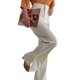 thumbnail image 2 of Lucakuins Pantalones de Traje para Mujer, Pantalones Acampanados de Longitud Completa de Color sólido Trabajo Oficina Negocios Viajes Pantalones Casuales Lucakuins moda, 2 of 9